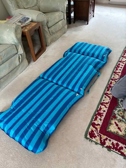Photo of free Inflatable sun lounger/matress (Crowborough Warren TN6) #2