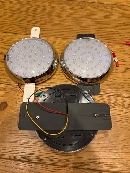 Photo of free Set of three 12V LED Ceiling / Wall lights (Little Eaton DE21) #1