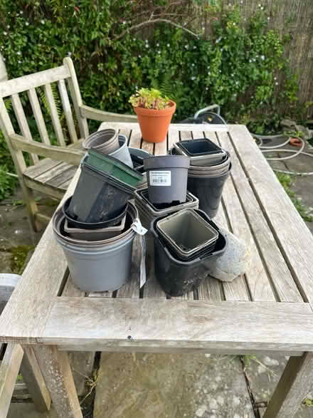Photo of free Plastic flower pots (Widcombe) #1