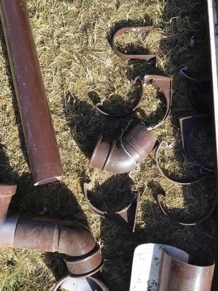Photo of free Brown guttering (North Walsham, NR28) #4