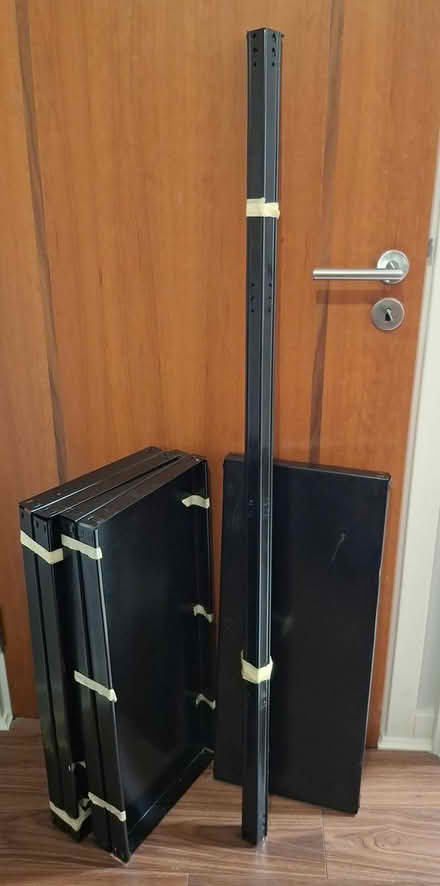 Photo of free 5shelf metal flatpack shelving unit (Ringsend, Dublin 4) #1
