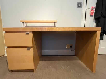 Photo of free IKEA Malm desk beech (Bromley BR1) #1