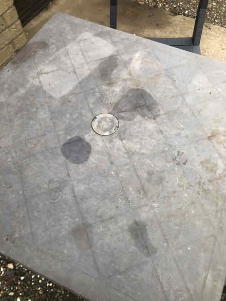 Photo of free Plastic picnic table and two chairs (Lyneham OX7) #1