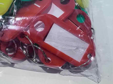 Photo of free Bag of 60x key tags. Brand new (KT3 New Malden) #2