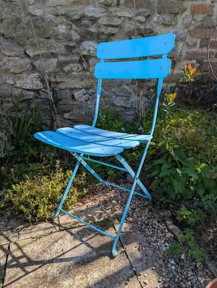 Photo of free Bistro set chairs ( and table) (Wirksworth DE4) #4