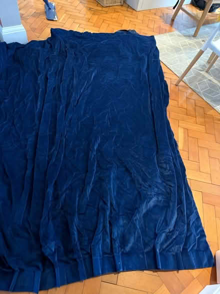 Photo of free Navy velvet curtains (Sydenham) #1