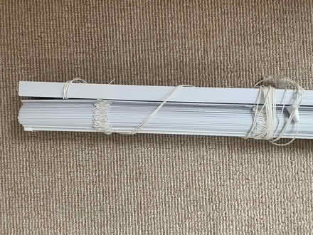 Photo of free Window Blind - White Slatted Drop Down Blind (Winchmore Hill N21) #2