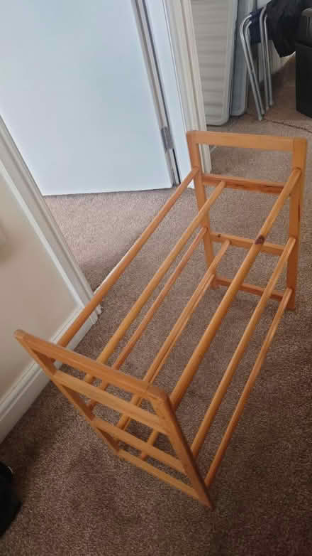 Photo of free Wooden shoe rack (Eccleshill / Fagley BD23LE) #1