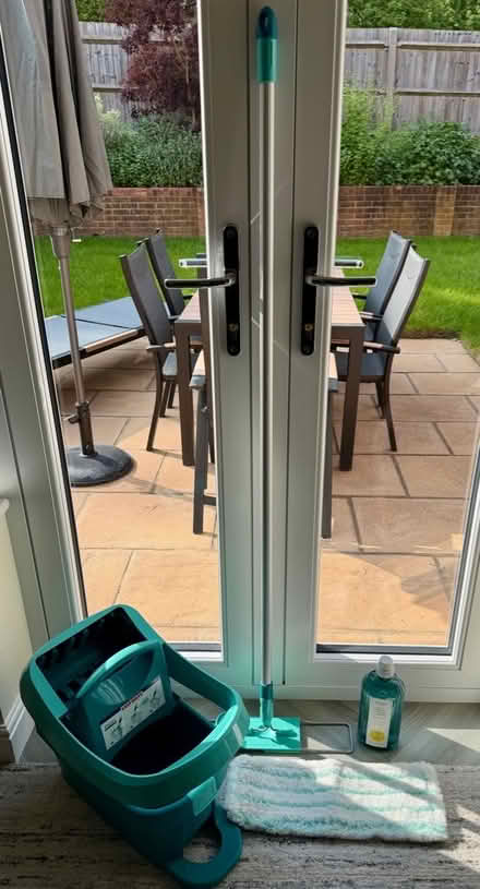 Photo of free Leifheit Profi floor mop with wringing bucket and cleaner (Arborfield Garrison RG2) #1