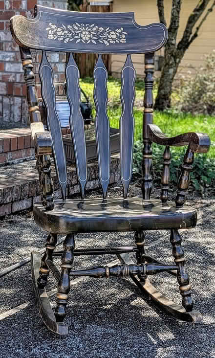 Photo of free Solid Vintage? Rocking Chair (Just north of Panther Lake) #2