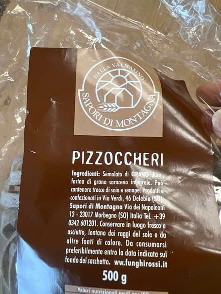 Photo of free Pizzoccheri 500g unopened (Chester, Garden Quarter CH1) #2