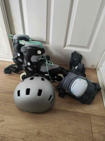 Photo of free Roller blades helmet & pads (Bromley Cross BL7) #1
