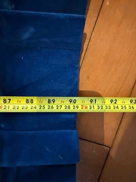Photo of free Navy velvet curtains (Sydenham) #3