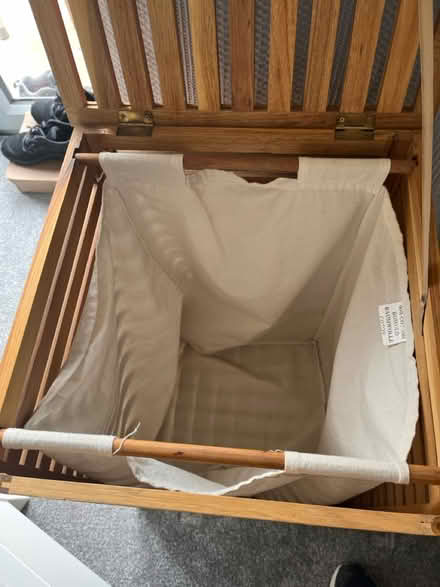 Photo of free Wooden laundry/storage box (College road) #2