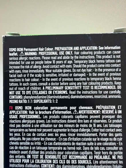 Photo of free Osmoikon Hair Dye x2 (PR8, Birkdale) #3