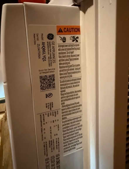 Photo of free GE 6000 BTU Air Conditioner (Maynard) #2