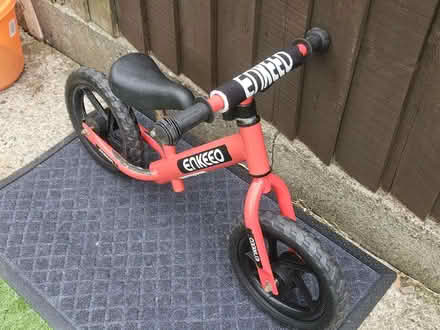 Photo of free Balance bike toddler Red (Neston near Station CH64) #2