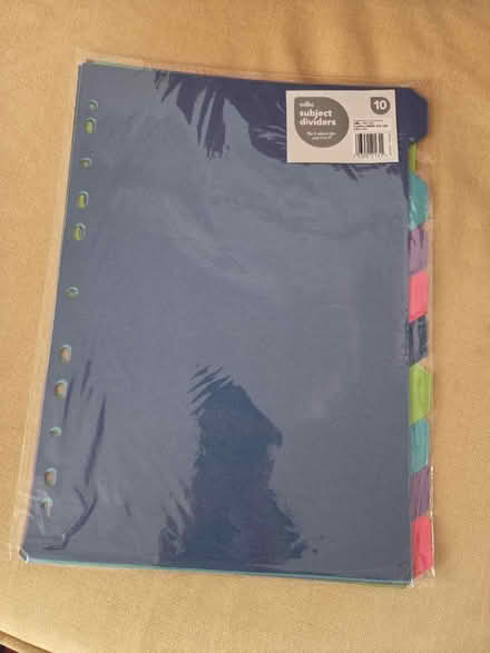 Photo of free Subject Dividers (St. Peter's CT10) #1