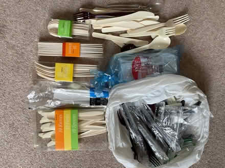 Photo of free plastic cutlery - big stash! (Wokingham RG41) #1