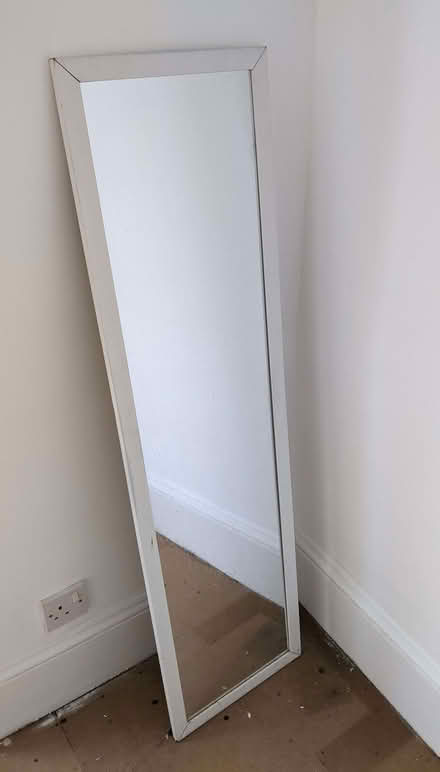 Photo of free Mirror in white frame (Higham Hill E17) #1