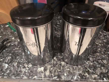 Photo of free Tea and Coffee Canisters (Darby Green GU17) #1