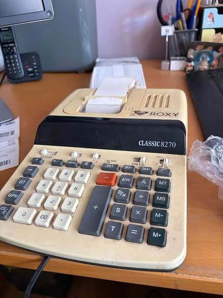 Photo of free Electric adding machine (Worsley M28) #2