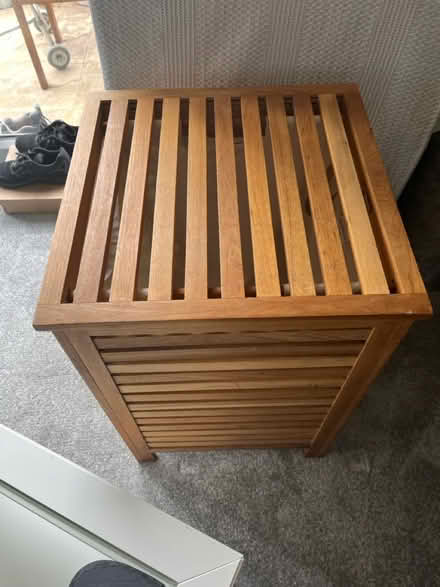 Photo of free Wooden laundry/storage box (College road) #1