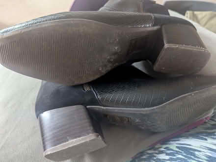 Photo of free Black boots size 7 (Portchester PO16) #2