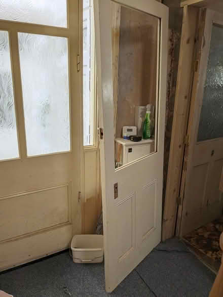 Photo of free Victorian internal door with glass (Wallasey, CH44) #3