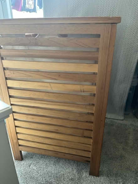 Photo of free Wooden laundry/storage box (College road) #3