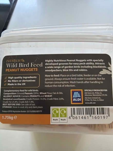 Photo of free Peanut Nuggets Bird Feed (PR8, Birkdale) #2