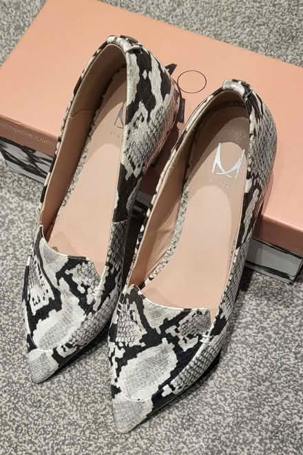 Photo of free Moda in Pelle Snakeskin Pointed Flats Size 5 (Great Billing NN3) #2