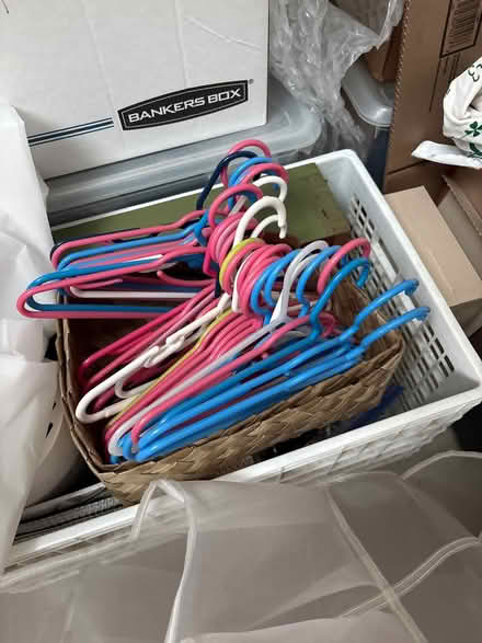 Photo of free Children’s clothes plastic hangers (Waltham near Belmont line) #1