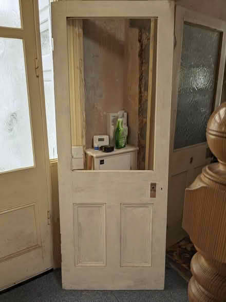 Photo of free Victorian internal door with glass (Wallasey, CH44) #1