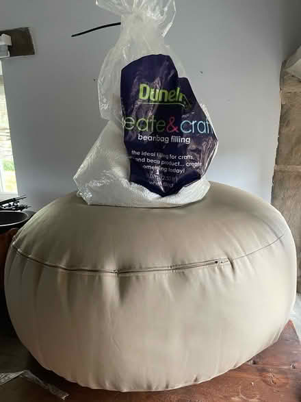 Photo of free Large beanbag and spare beans (Within Fields HX3) #1