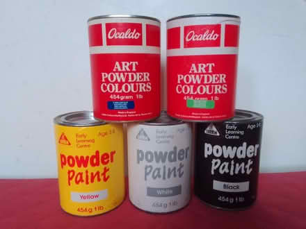 Photo of free ELC powder paints - see description (Woodley RG5) #1