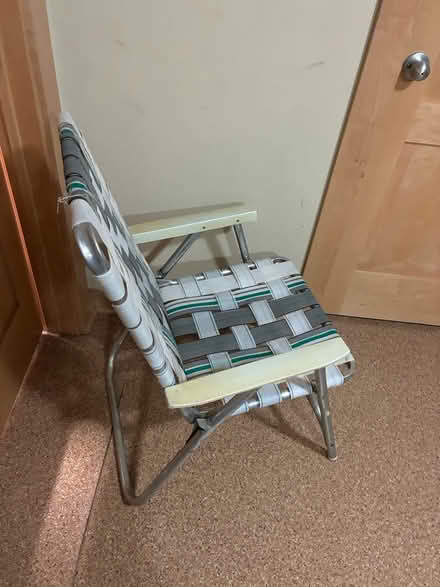Photo of free Chair webbing kit and chair (Circle Pines) #3