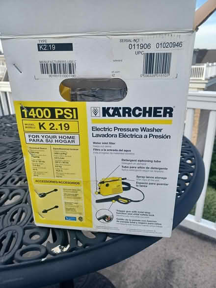 Photo of free Power washer (South Baltimore) #1