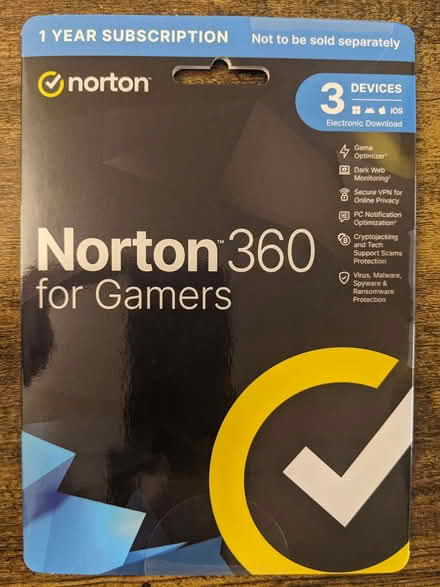 Photo of free Norton 360 for Gamers 1-Year Subscription (Harrogate HG1) #1