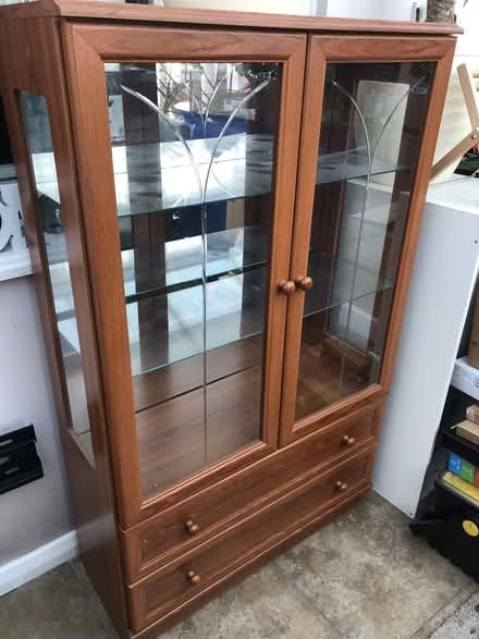 Photo of free Display cabinet with glass doors (Havering - RM3) #1