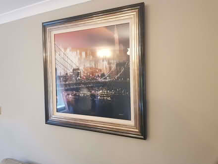 Photo of free Manhatten Night Ski-line Framed picture (Siddal Moor OL10) #1