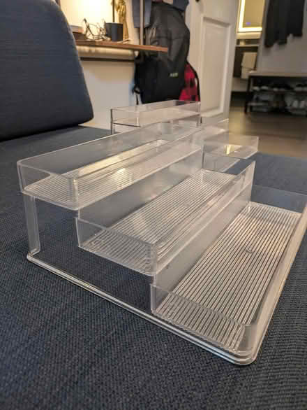 Photo of free Clear plastic spice racks (Flynn Ave, Mountain View) #2