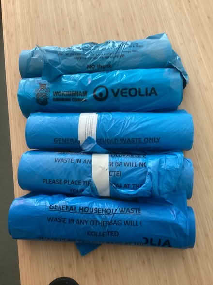 Photo of free Old council bin bags (Lower Earley RG6) #1