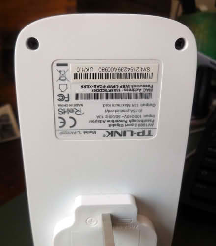 Photo of free TP-link AV1000 2-port Powerline adaptor. Slow (Stroud GL5) #2