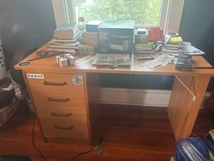 Photo of free Wooden desk (Beechwood sect./Havertown) #1