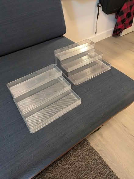 Photo of free Clear plastic spice racks (Flynn Ave, Mountain View) #1
