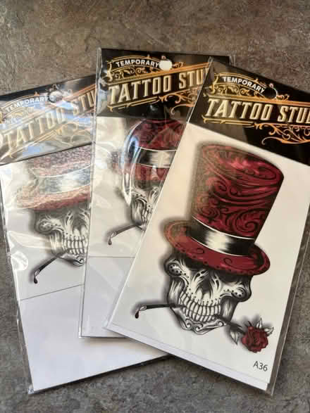 Photo of free Skull temporary tattoos (BS3 bedminster) #1