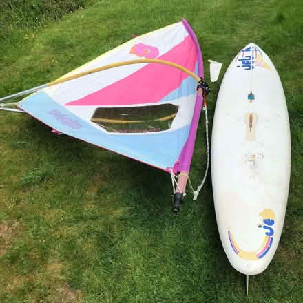 Photo of free Windsurfer, mast and sail (Lemsford AL8) #1