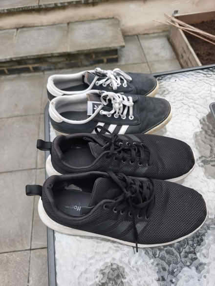 Photo of free 2x adidas Men's Trainers - Size 10 (Ilford IG1) #1