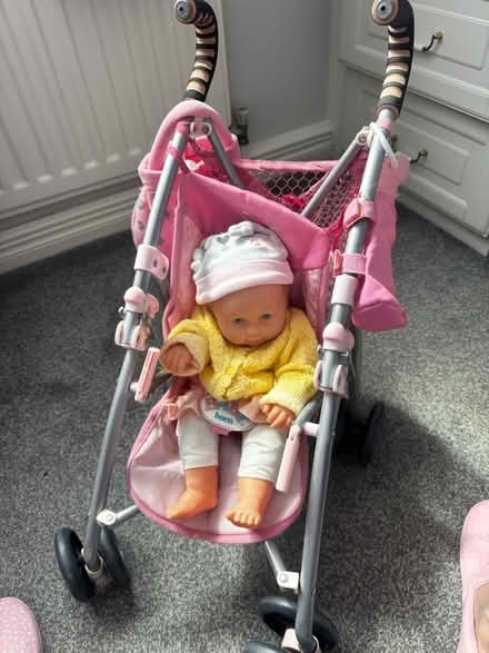Photo of free Dolls pushchair with doll (Hale End E4) #1
